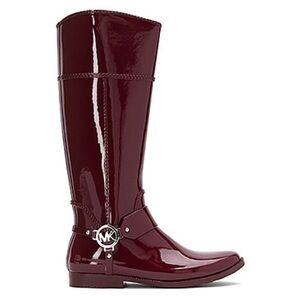 Michael Kors Fulton Harness Tall Rainboot in Merlot